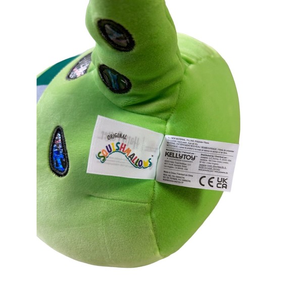 Squishmallow‎ Kellytoy Plush Harry Potter Slytherin Snake 10" New - Picture 3 of 3
